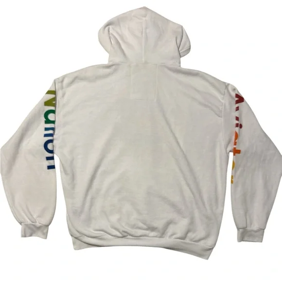 Aviator Nation- Miami Florida RELAXED PULLOVER HOODIE in White - Picture 2 of 3